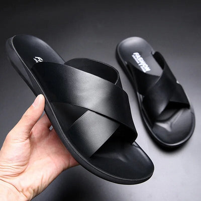 Jan | Damen Ledersandalen mit Anti-Slip Sohle