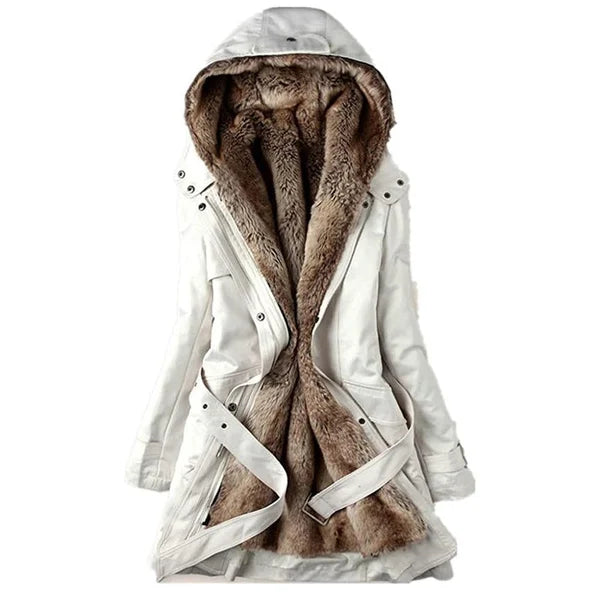 Emma | Warme Pelz Winterjacke