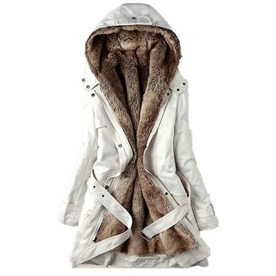 Emma | Warme Pelz Winterjacke