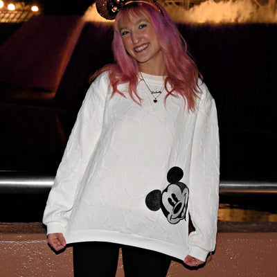 Greta | Mickey Mouse Druck Lose Pullover