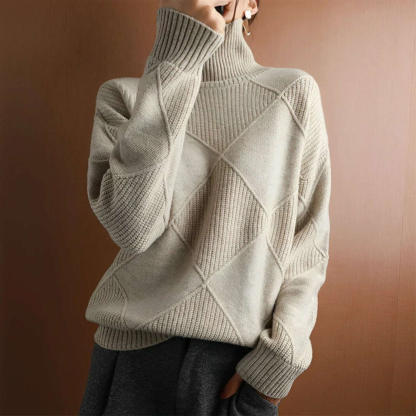 Sophia | Kaschmir-Rollkragenpullover