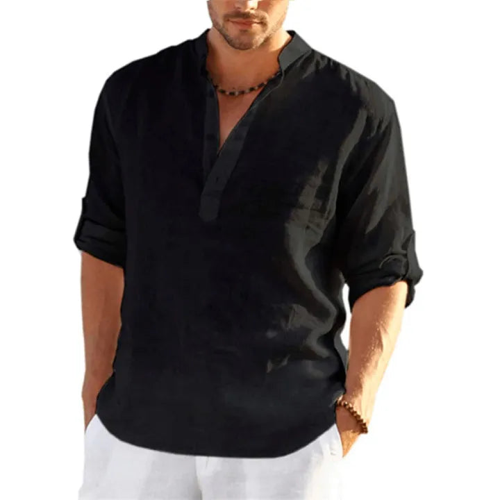 Jack | Naturfaser Relaxed Fit Freizeithemd