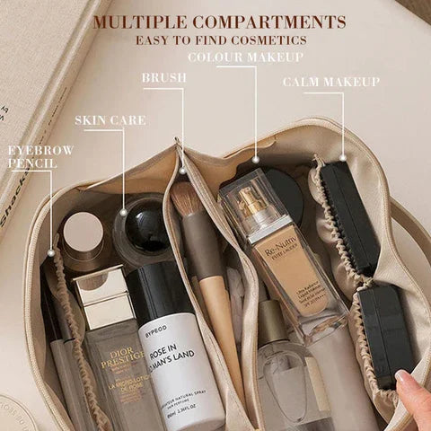 Emma | Kosmetiktasche Damen – Eleganter Kulturbeutel für Make-up und Hautpflege