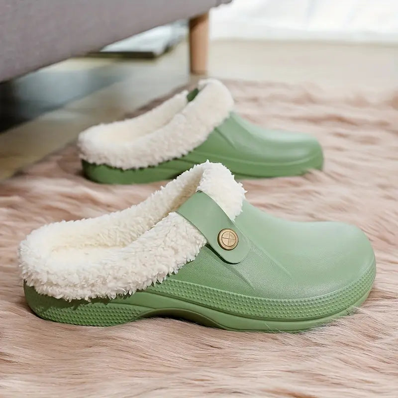 Johanna | Unisex Fleece gefütterte Clogs
