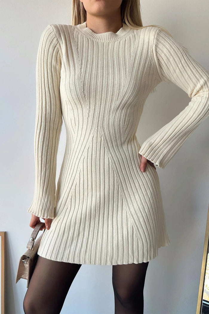 Stefanie | Kleid mit langen Ärmeln