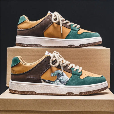 David | Die große Welle Design Sneakers