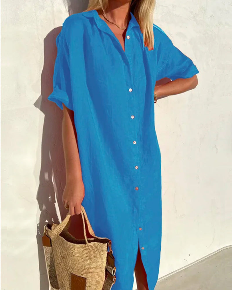 Carina | kleid Bequem Elegant für den Sommer
