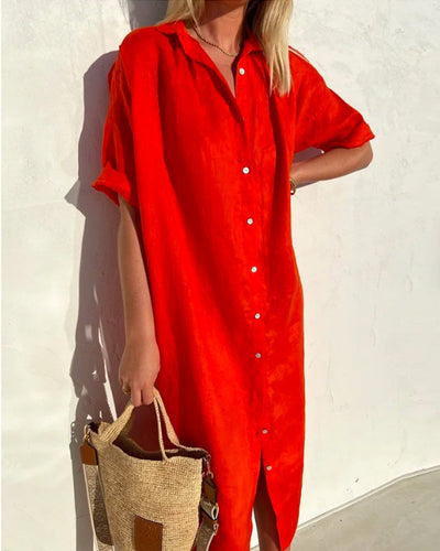 Carina | kleid Bequem Elegant für den Sommer