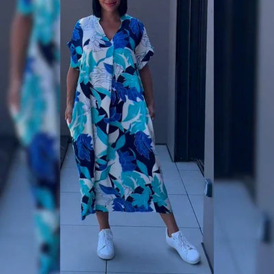 Frieda | Elegantes geblümtes Kleid