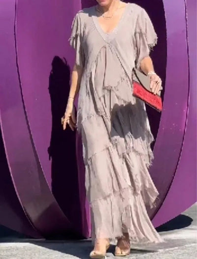 Alina | Elegantes langes Kleid