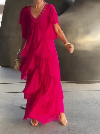 Alina | Elegantes langes Kleid