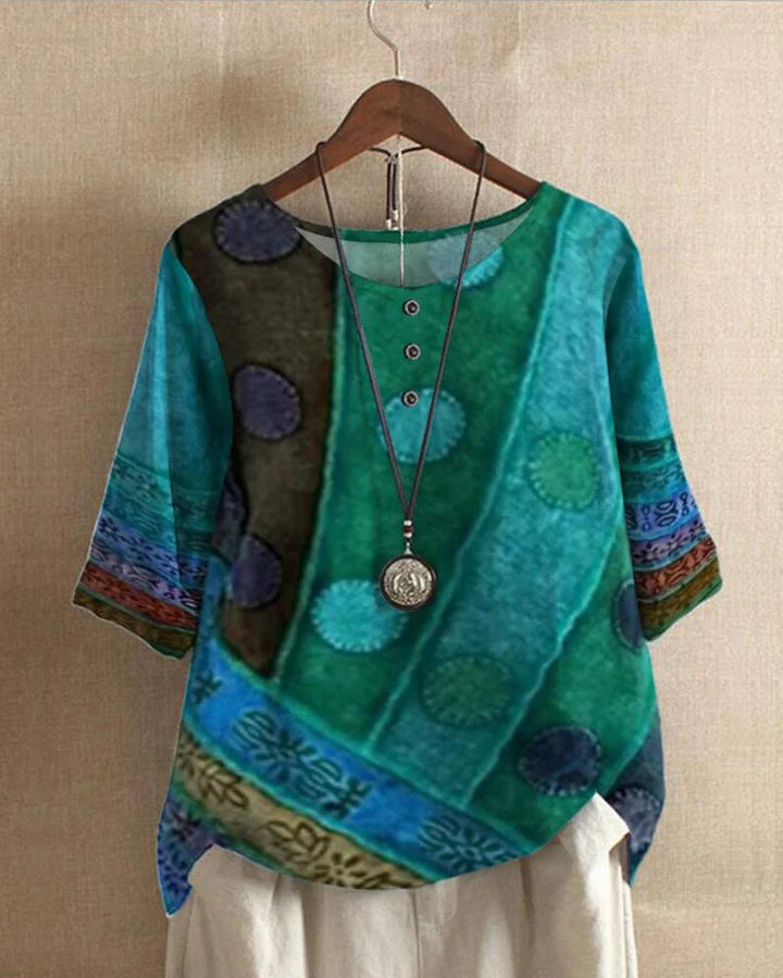 Variant image for Boho Top - Damenoberteil mit Einzigartigem Design-29