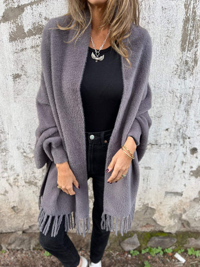 Variant image for Damenjacke - Warm und Bequem mit Fransen-1
