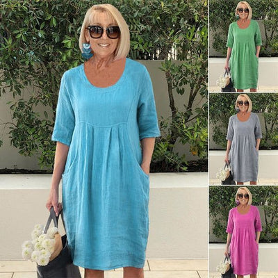 Susanne | Sommer kleid Bequem Und Vielseitig