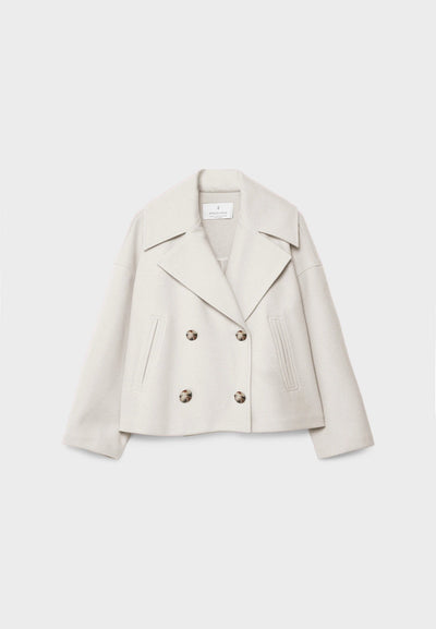 Elina | Kurze Jacke Doppelbrust Stil