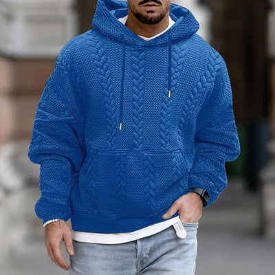Paul | Lässiger bedruckter Kängurutaschen-Kapuzenpullover