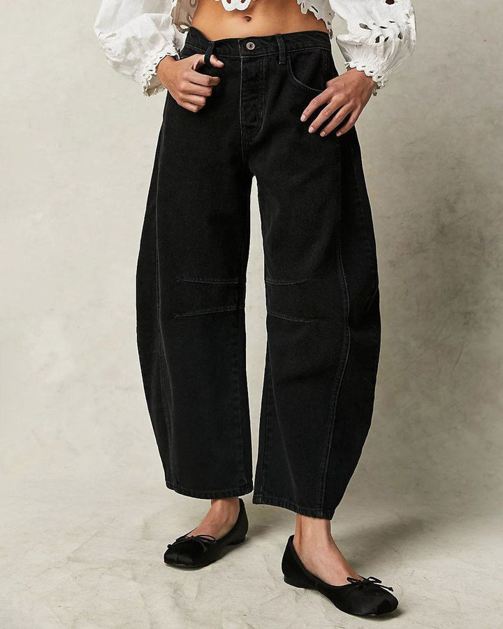 Jeans - Mid Rise Barrel für Damen-1