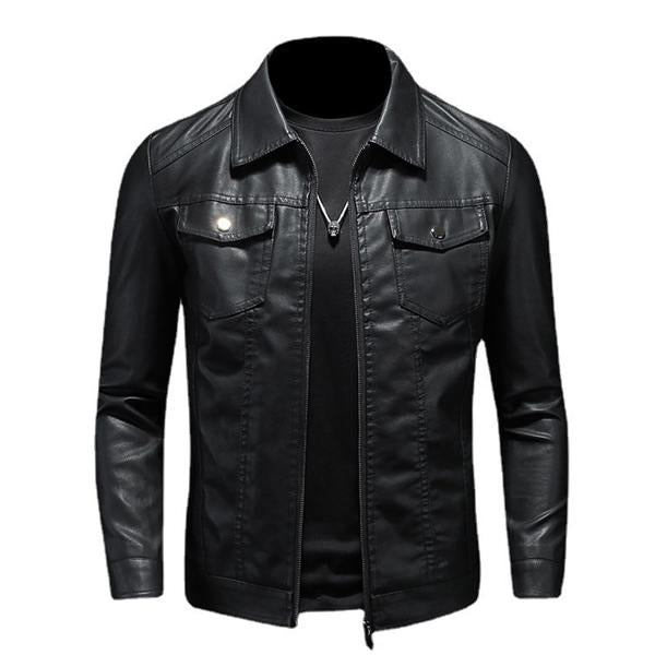 Anton | Revers Lederjacke