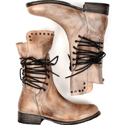 Louisa | Lederstiefel Damen Schwarz