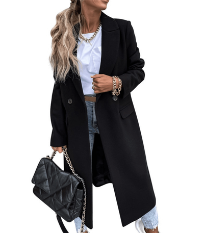 Mila | Bequemer Wollmantel