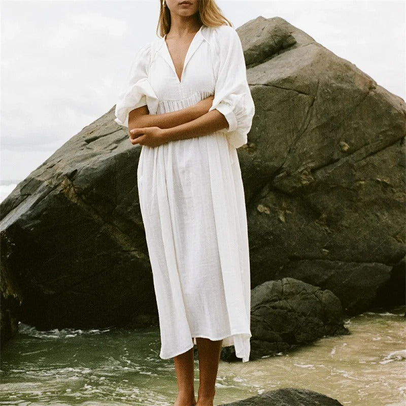 Annie | Langes Midi -Kleid