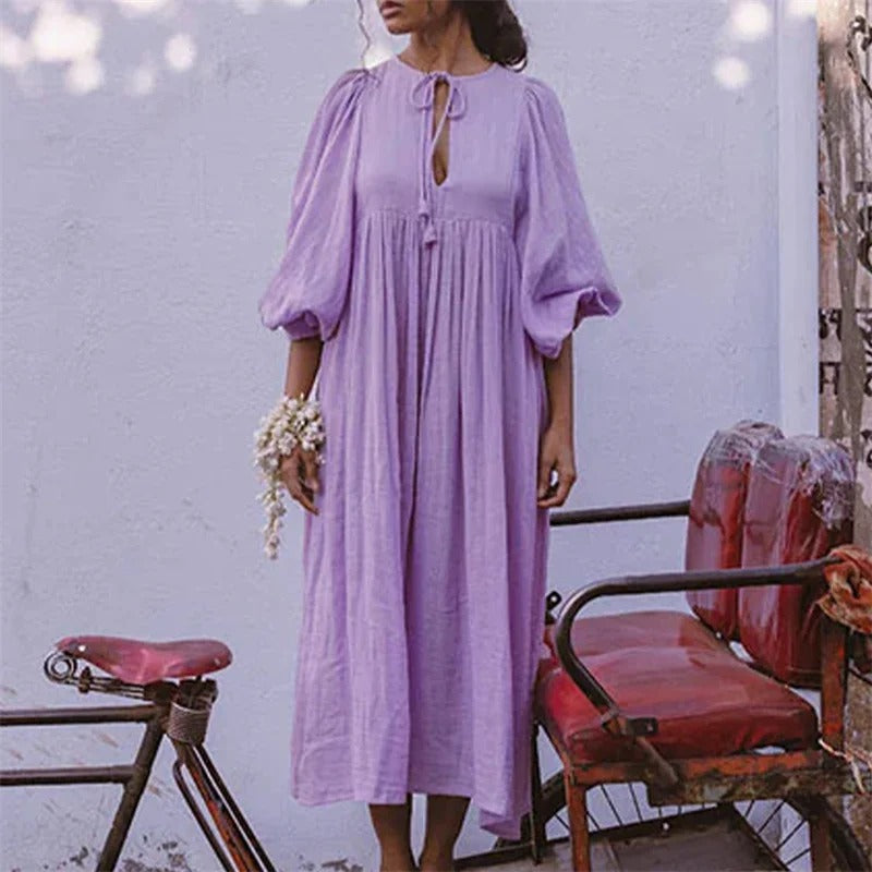 Annie | Langes Midi -Kleid