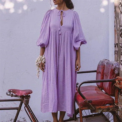 Annie | Langes Midi -Kleid