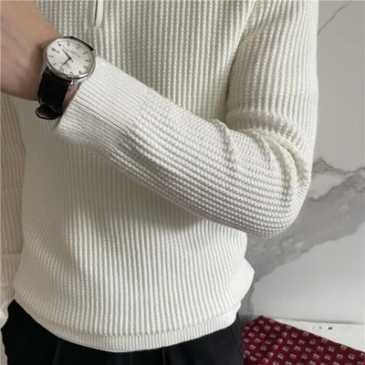 Laura | Strickpullover mit halblangem Reißverschluss