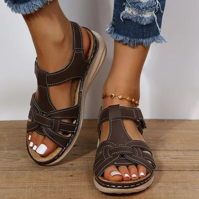 Iris | Sandalen Hochwertiges Leder, Orthopädisch, Komfortabel