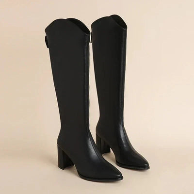 Adeline | Stivali Alti Donna Eleganti con Punta Appuntita per Look Casual e Formale 6