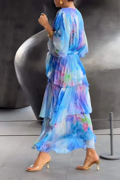 Sarina | Maxikleid Sommer - Leichter Chiffon
