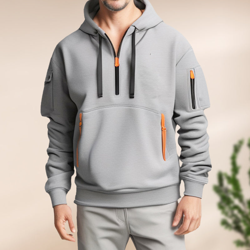 Adriano | Halber Reißverschluss Hoodie