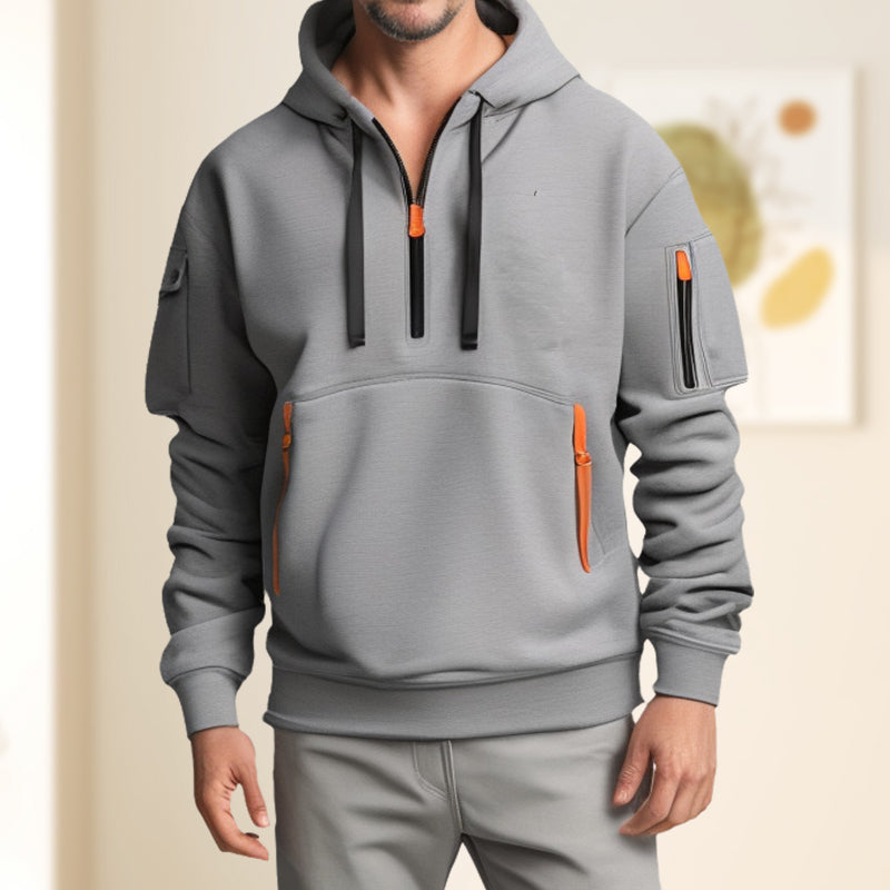 Adriano | Halber Reißverschluss Hoodie