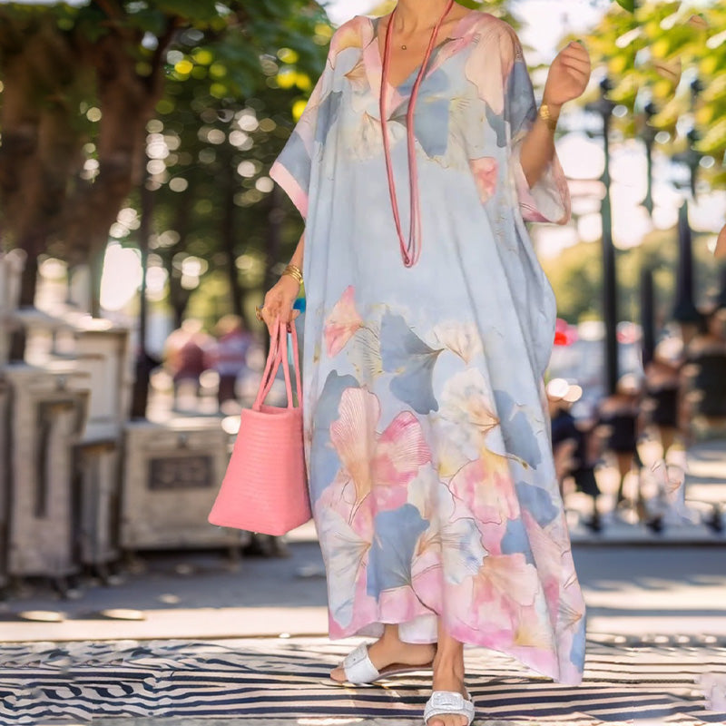 Carina | Elegantes Blumenkleid