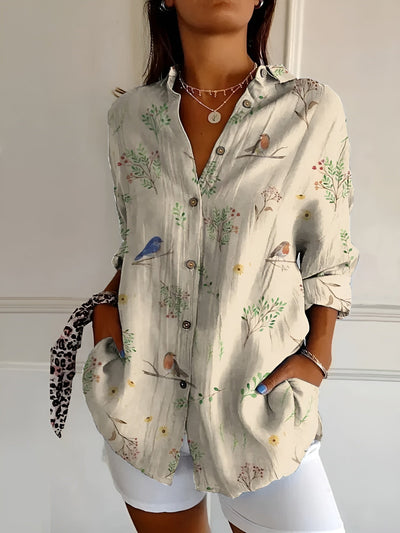 Chelsea | Bluse für Frauen Langärmliges Button-Down Hemd
