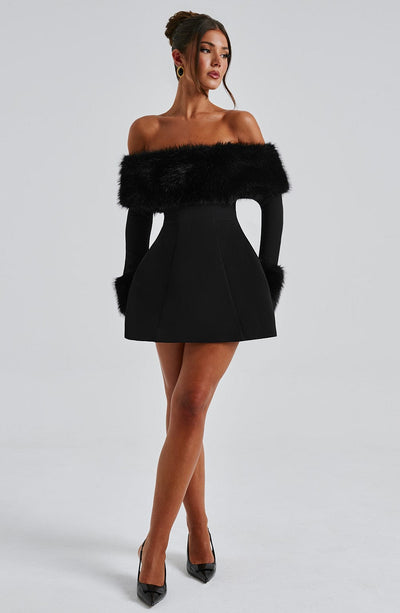Lisa | Luxuriöses Pelzkleid