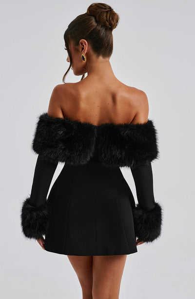 Lisa | Luxuriöses Pelzkleid