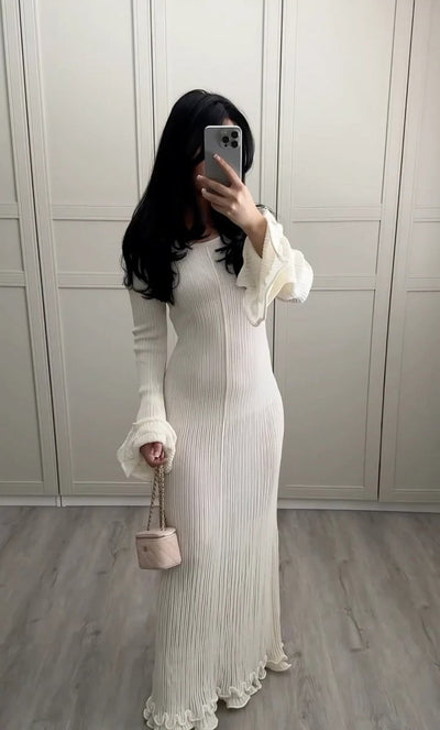 Lena | Maxikleid Langarm